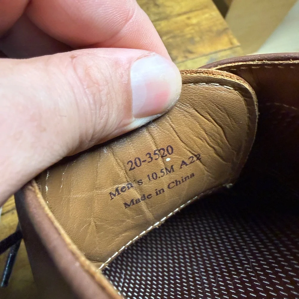 Johnston & Murphy XC4 Prentiss 20-3520 Brown Leather Oxford Mens 10.5M